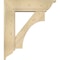 Ekena Millwork Westlake Traditional Rough Sawn Bracket w/ Offset Brace, Douglas Fir, 8"W x 28"D x 32"H BKT0806X28X32WTL01RDF - alternate 4